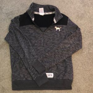 PINK quarter zip sweatshirt